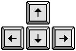 Use arrow keys to move.